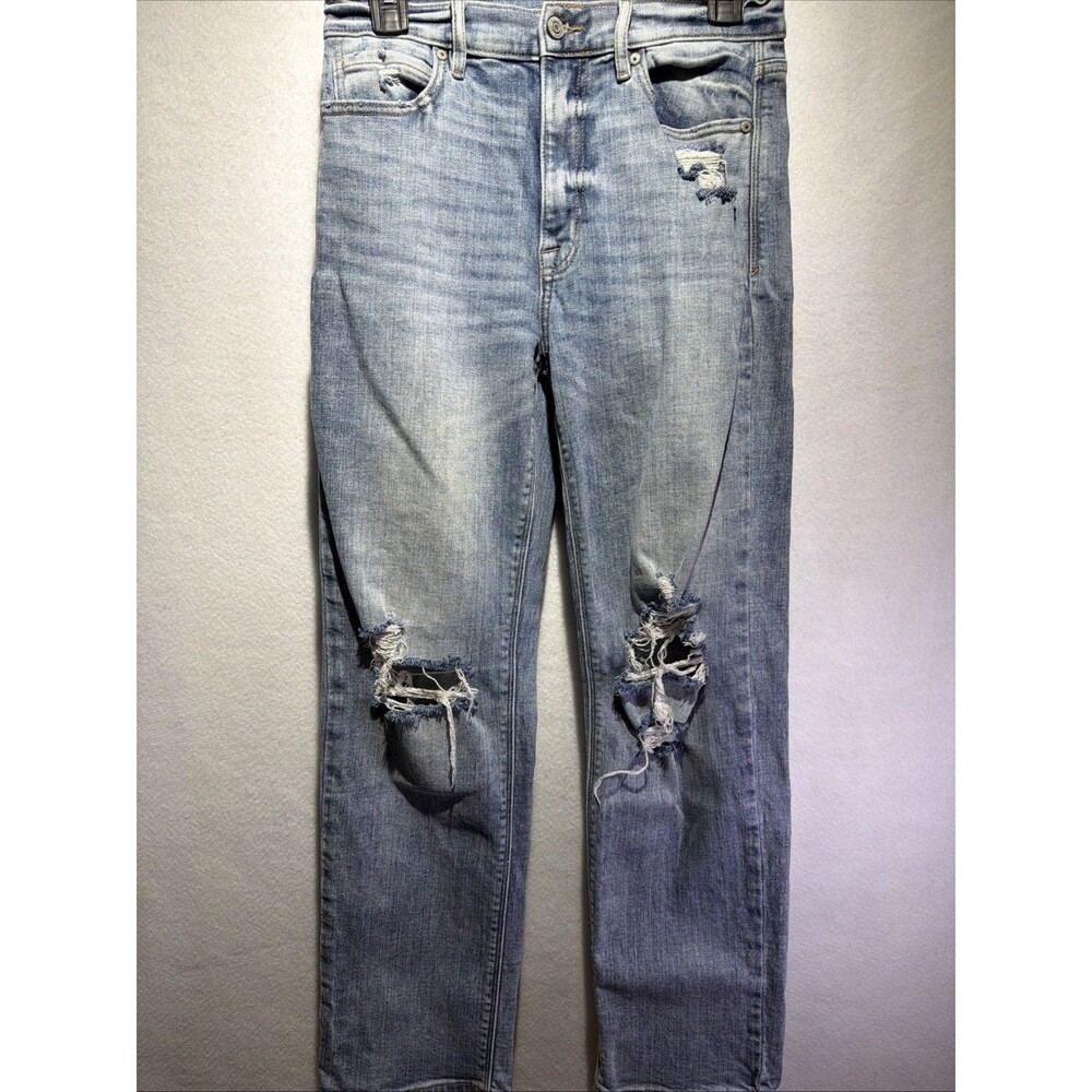 Eunina Rocky High Rise Distressed Blue Denim Jeans Women's Sz 9